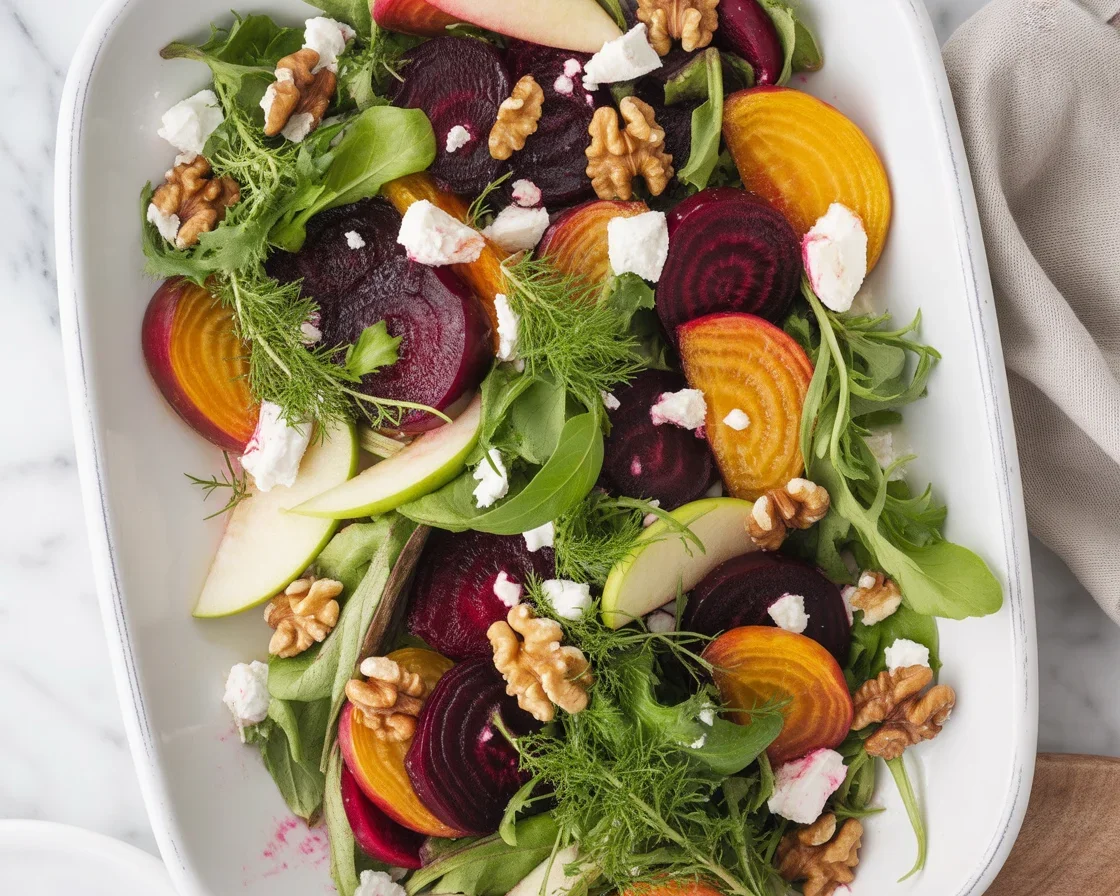 Homemade Beet & Goat Cheese Salad