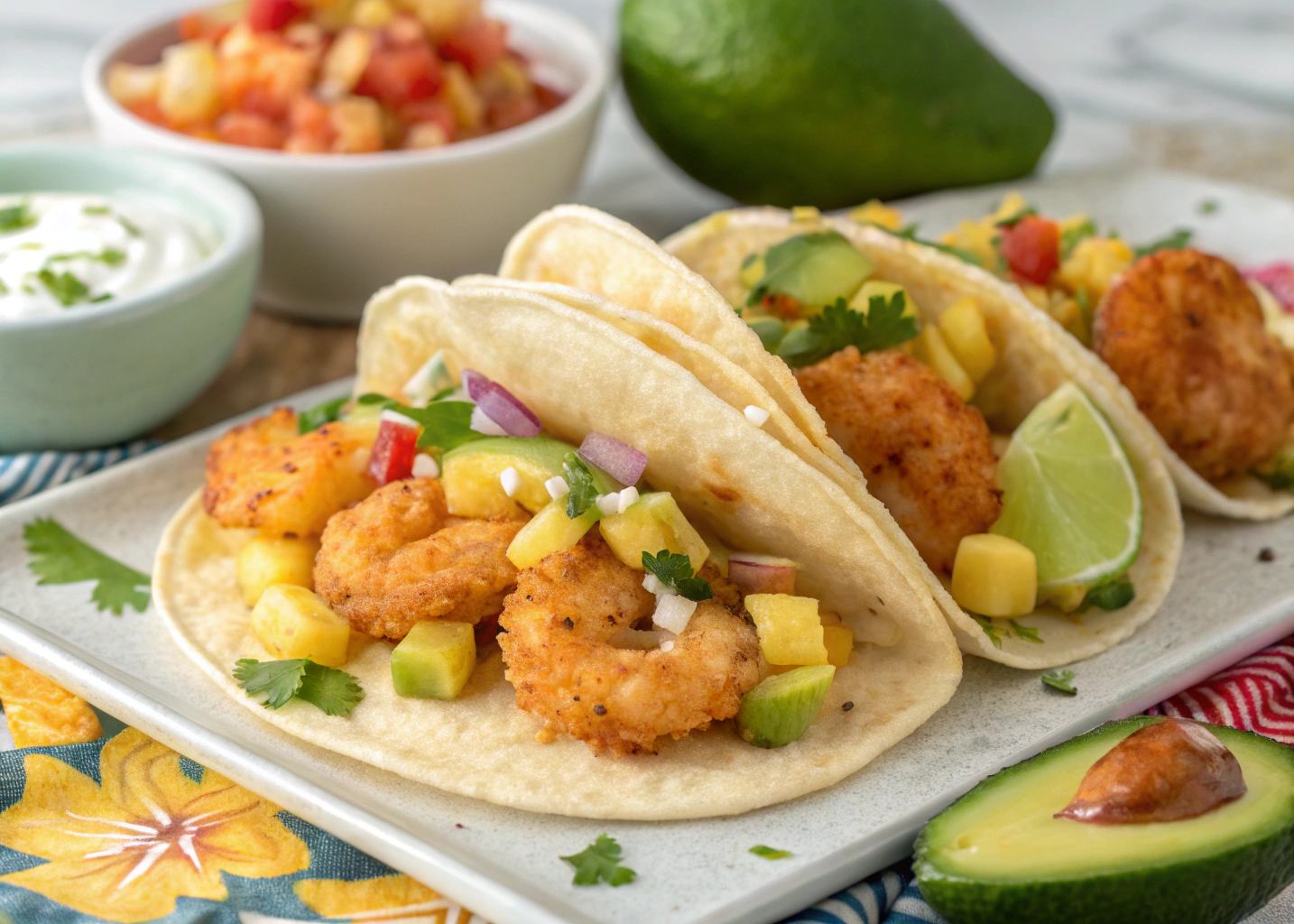 Delicious Piña Colada Shrimp Tacos for Your Next Fiesta!