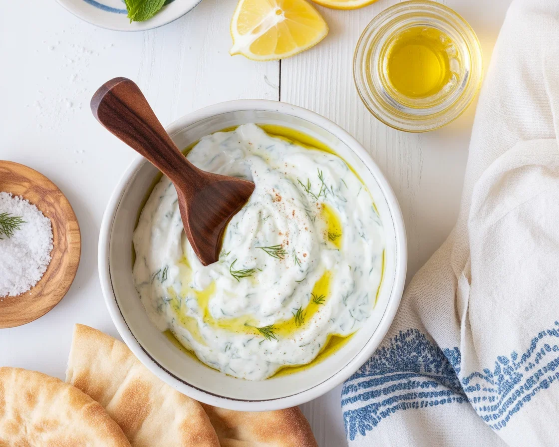 5-Minute Greek Yogurt Tzatziki Sauce