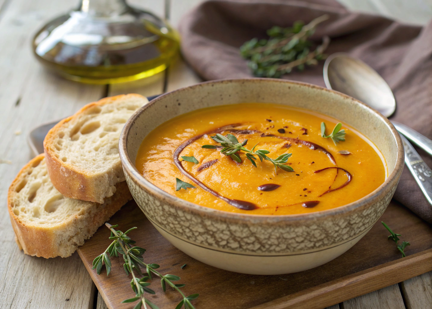 Homemade Carrot Leek Soup