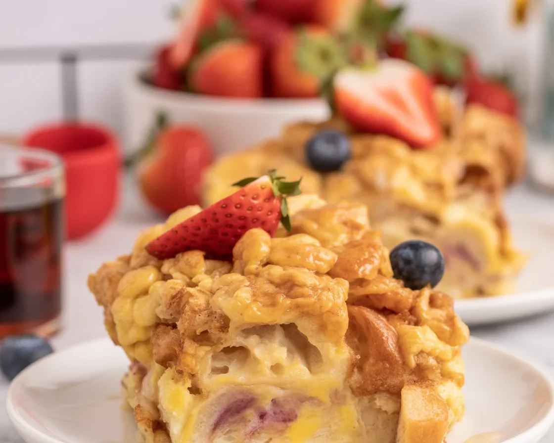 Croissant French Toast Casserole Recipe