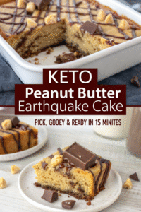 keto peanut butter earthquake cake