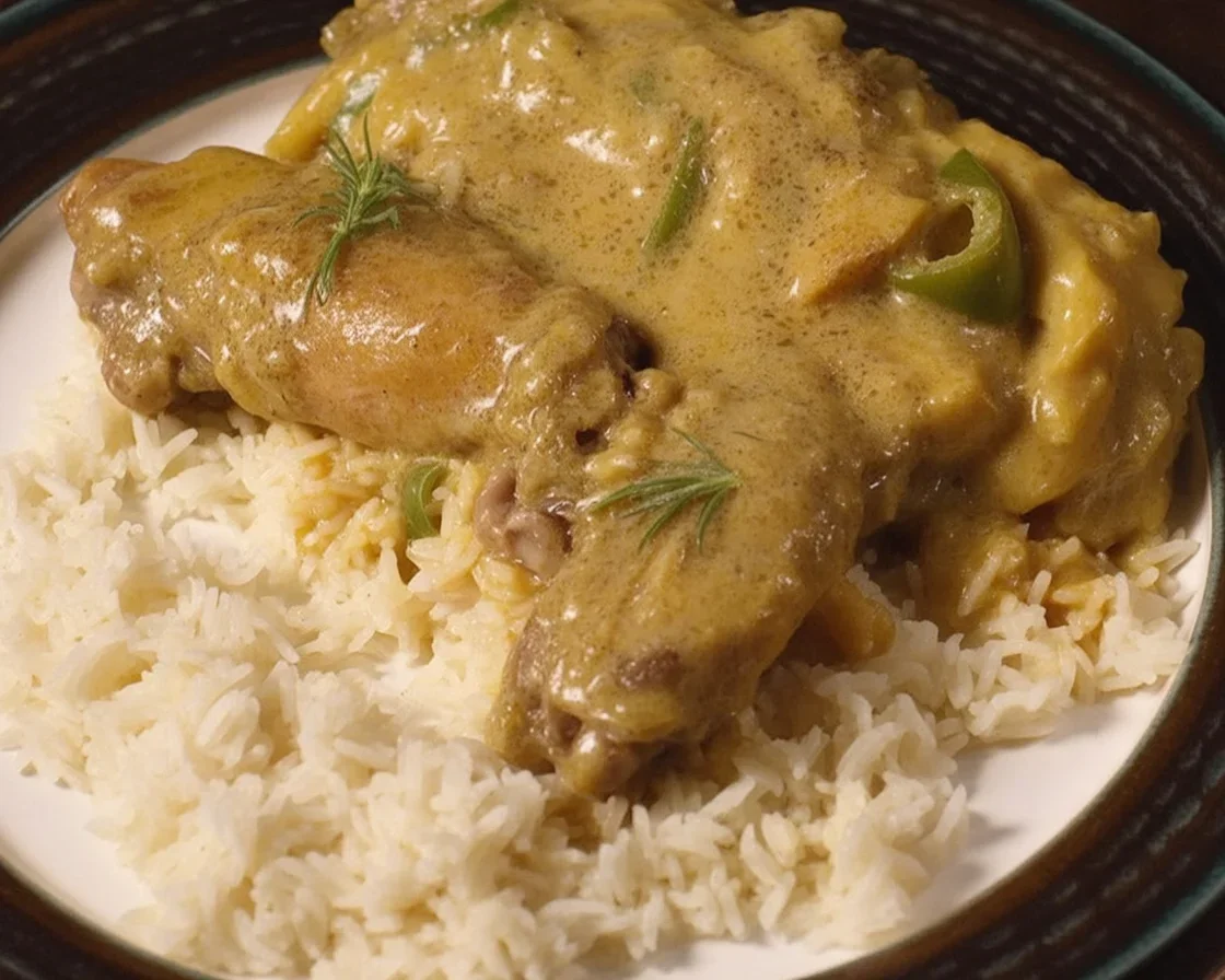 Savory Slow Cooker Turkey Wings with Yellow Rice You’ll Love