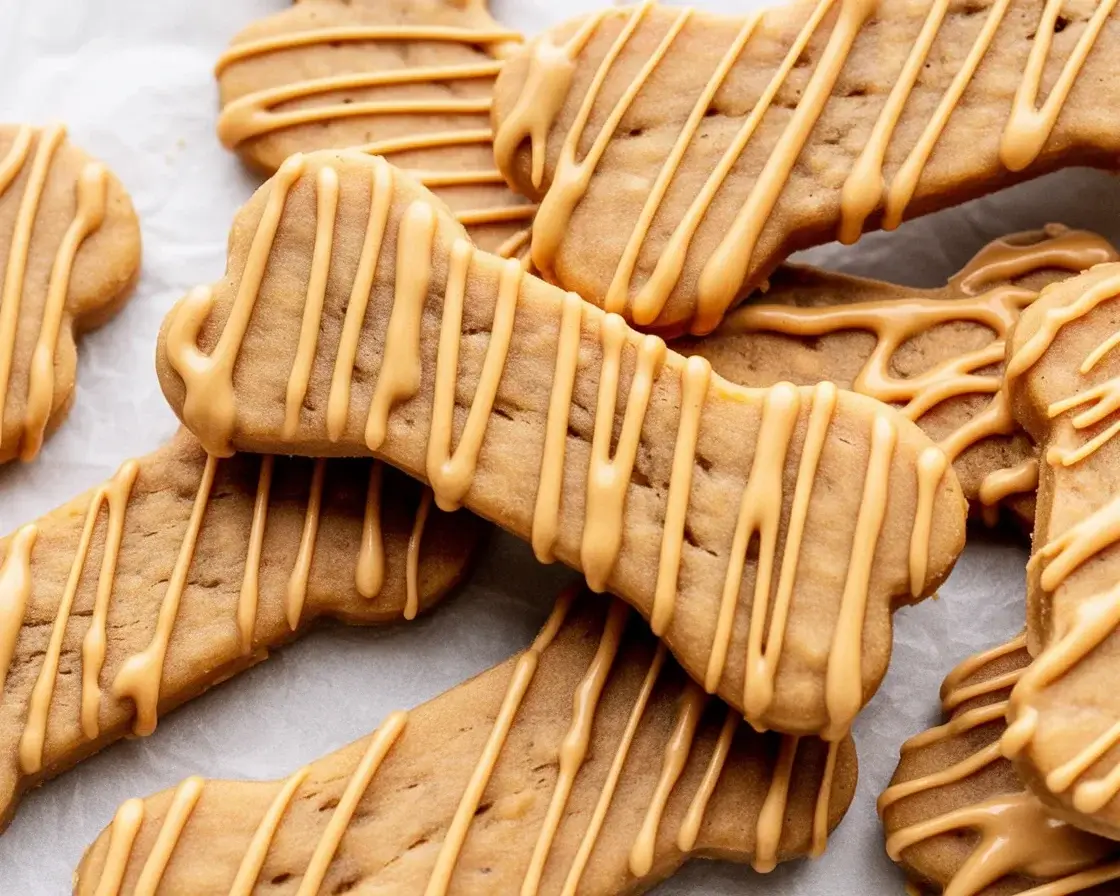 4 Ingredient Peanut Butter Dog Cookies