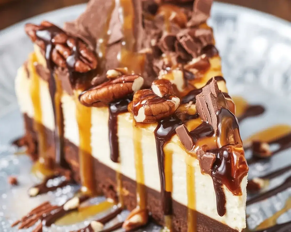 Caramel Brownie Cheesecake