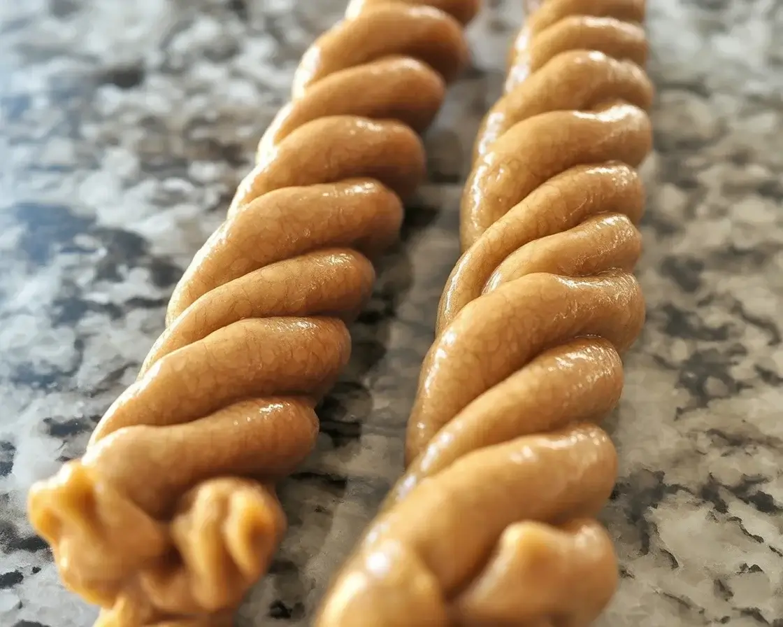Peanut Butter Banana Twist Dog Treats