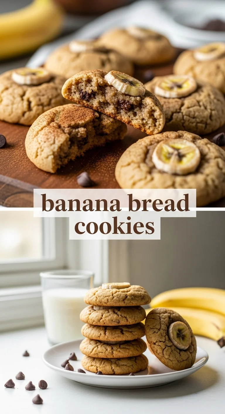 Banana Bread Cookies: 7 Delicious Recipes to Master This Amazing Treat - Pinterest Image
