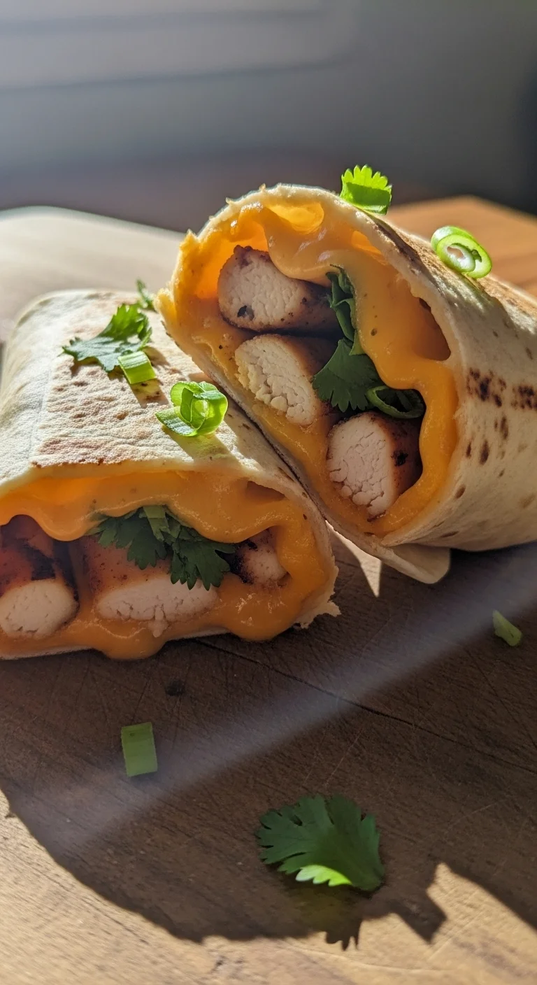 Cheesy chicken wraps: 7 Amazing & Quick Recipes for a Delicious Meal - Image 1