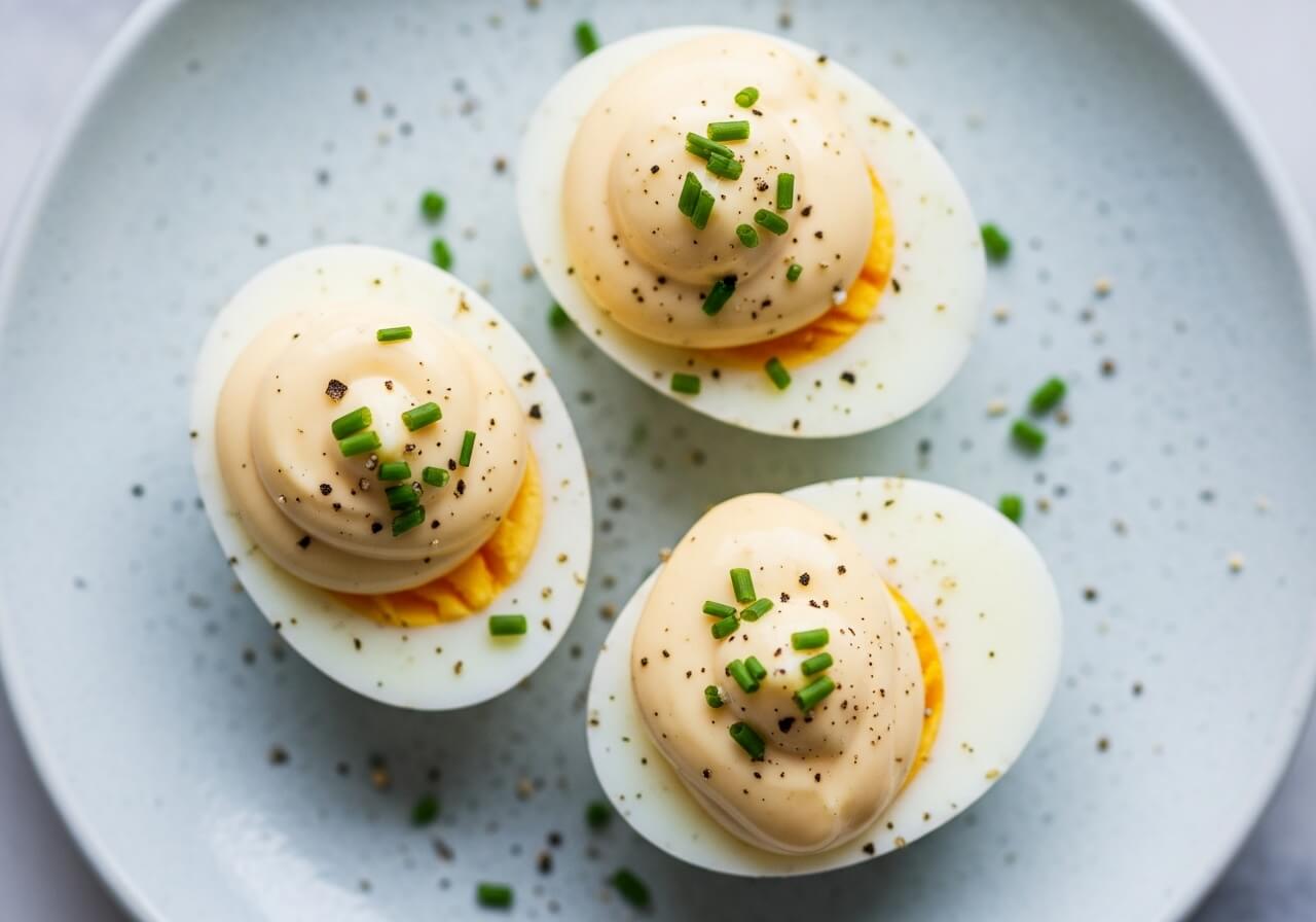 Easy Hard Boiled Egg Mayo