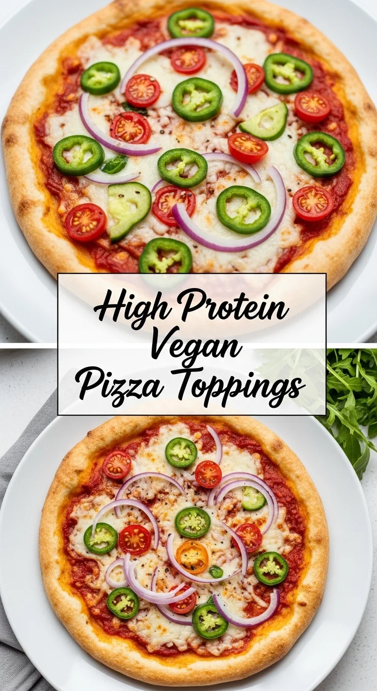 High Protein Vegan Pizza Toppings: 7 Delicious & Power-Packed Ideas to Revolutionize Your Pie - Pinterest Image