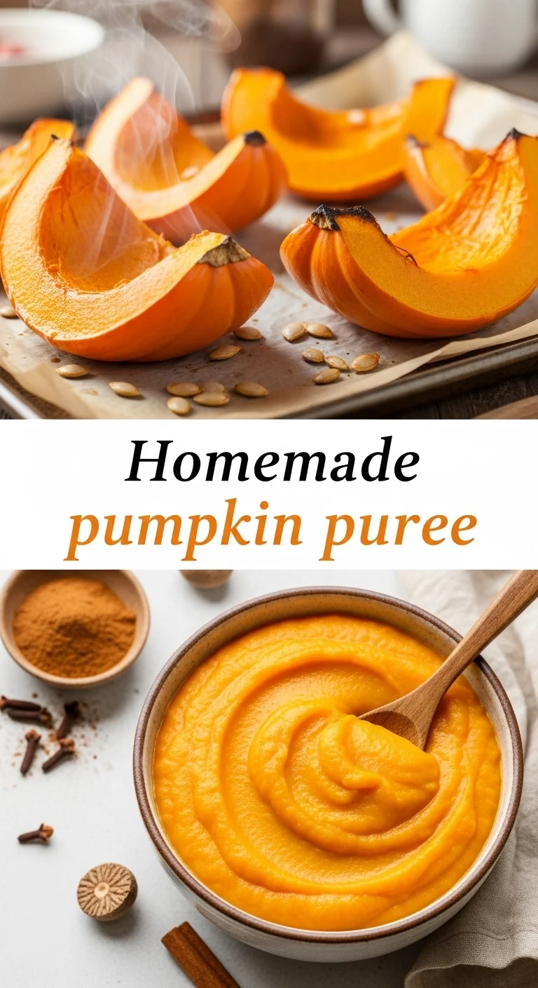 Homemade pumpkin puree: 7 Delicious & Essential Steps for a Perfect Batch - Pinterest Image