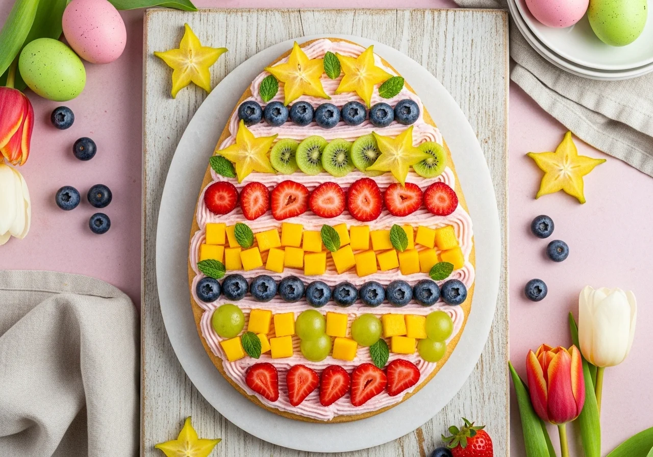 Spring Fruit Pizza Tart: 7 Stunning Secrets for the Ultimate Easter Egg Dessert