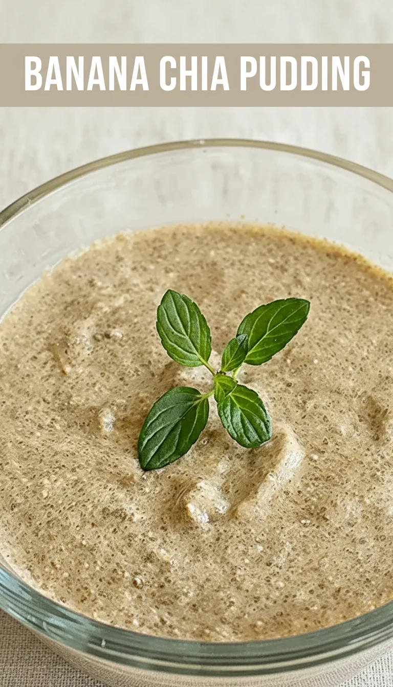 Banana Chia Pudding