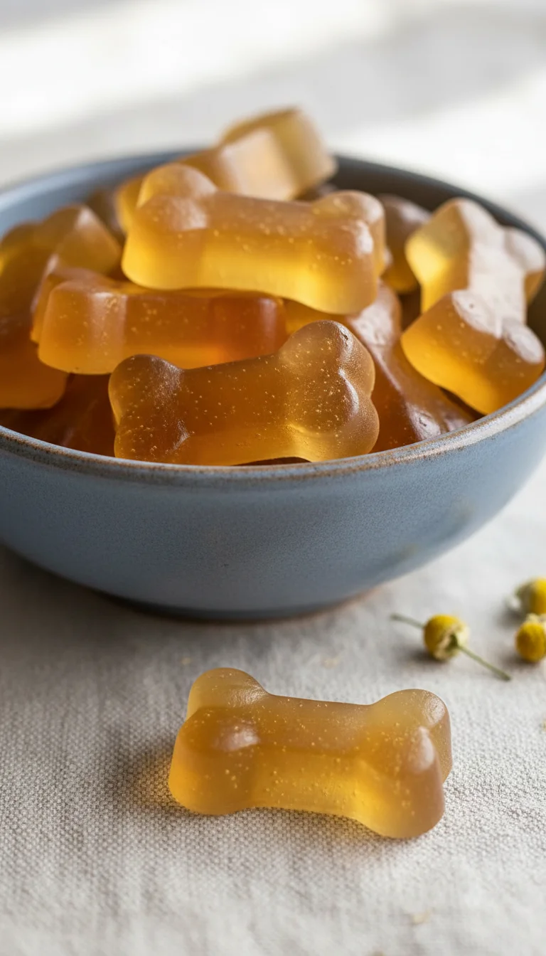 Calming Chamomile Gelatin Gummy Dog Treats: 5 Essential Secrets for Your Ultimate Relaxed Pup - Image 1