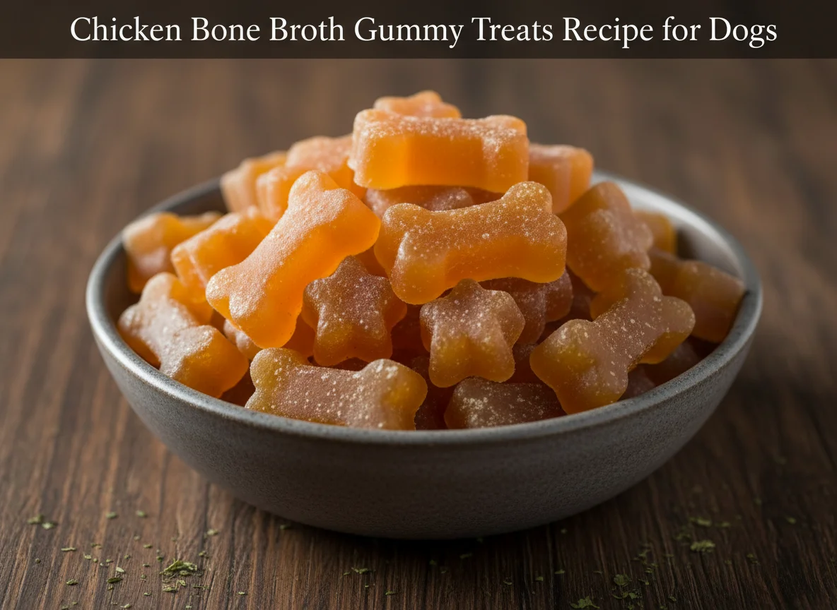 Chicken Bone Broth Gummy Treats Recipe for Dogs: 7 Best Secrets for Ultimate Health