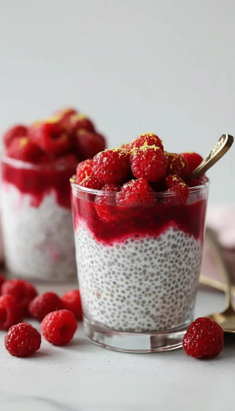 Vanilla Raspberry Chia Pudding: 5 Delicious Secrets for the Ultimate Breakfast - Image 1